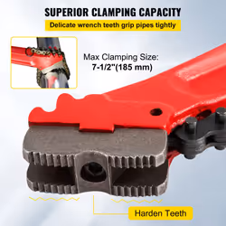 Mophorn Heavy Duty Oil Filter Chain Wrench, 36 inch, Double-Jaw & Anti-Skip Teeth, Ergonomic Handle, Rustproof Chain 30 inch