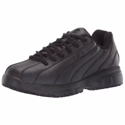 Fila mens Memory Niteshift Slip Resistant Work Food Service Shoe  Black  105 US