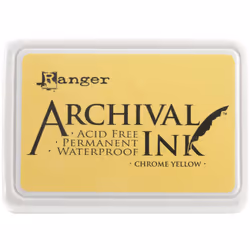 Ranger Archival Ink Pad #0-Chrome Yellow