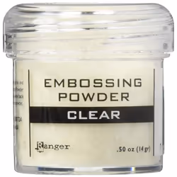Ranger Embossing Powder  .50 Ounce Jar  Clear