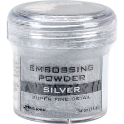 Ranger Embossing Powder  0.56-Ounce Jar  Silver