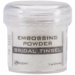 Ranger Embossing Powder 1-Ounce Jar Bridal Tinsel EPJ-37446