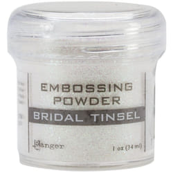Ranger Embossing Powder  1-Ounce Jar  Bridal Tinsel EPJ-37446