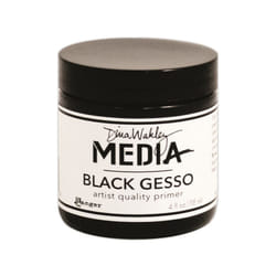 Dina Wakley Media Gesso 4oz Jar-Black