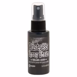 Tim Holtz Distress Spray Stain 1.9oz-Black Soot