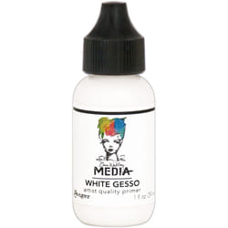 Dina Wakley Media Gesso 1oz Tube-White