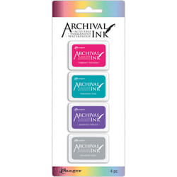 Ranger Archival Mini Ink Pad Kits-Kit 4
