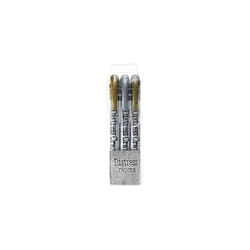 TDBK58700 Distress Crayons Set-Metallics, Synthetic Material, Multi-Colour, 14 x 4.5 x 1.6 cm