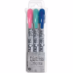Ranger Tim Holtz DISTRSS Crayon Set 12 Count Pack of 1 Multicolor