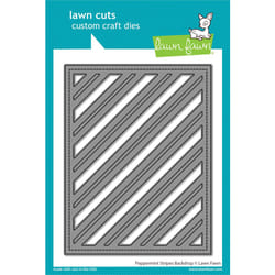 Lawn Fawn Lawn CUTS Dies BCK  Peppermint Stripes Backdrop
