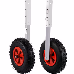 VEVOR Boat Launching Wheels, 12" Boat Transom Launching Wheel, 600 LBS Loading Capacity Inflatable Boat Launch Wheels, Alumin ...