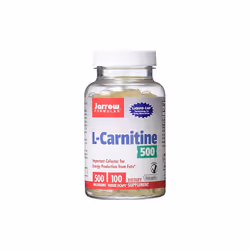 Jarrow Formulas L-Carnitine Supports Energy & Healthy Heart 500mg 100 Veg Licap