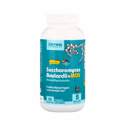 Jarrow Formulas, Saccharomyces Boulardii + MOS, 5 Billion, 90 Veggie Caps