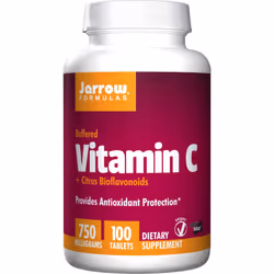 Jarrow Buffered Vitamin C Plus Citrus Bioflavonoids (750mg, 100 Vegan Easy Solv Tablets)