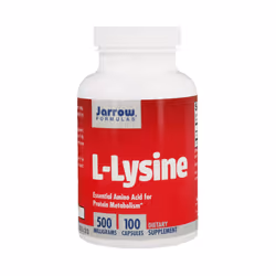 Jarrow Formulas, L-Lysine, 500 mg, 100 Capsules