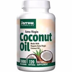 Jarrow Extra Virgin Coconut Oil 1000mg (1,000mg, 120 Softgels)