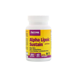 Jarrow Formulas, Alpha Lipoic Sustain 300, with Biotin, 300 mg, 60 Sustain Tablets