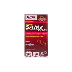 Jarrow Formulas, Natural SAM-e (S-Adenosyl-L-Methionine) 200, 200 mg, 60 Enteric-Coated Tablets