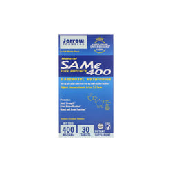 Jarrow Formulas, Natural SAM-e (S-Adenosyl-L-Methionine) 400, 400 mg, 30 Enteric-Coated Tablets