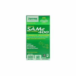 Jarrow Formulas, Natural SAM-e (S-Adenosyl-L-Methionine) 400, 400mg, 60 Enteric-Coated Tablets