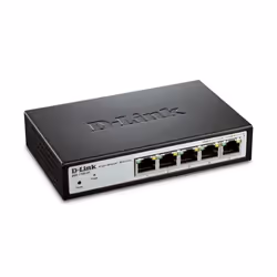 D-Link DGS-1100-05 Managed L2 Gigabit Ethernet (10/100/1000) Black, Grey