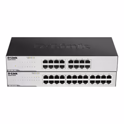D-Link GO-SW-16G Unmanaged L2 Gigabit Ethernet (10/100/1000) 1U Black - Additional view 4