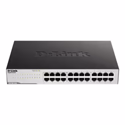 D-Link GO-SW-24G, Unmanaged, L2, Gigabit Ethernet (10/100/1000), Full duplex, Rack mounting, 1U