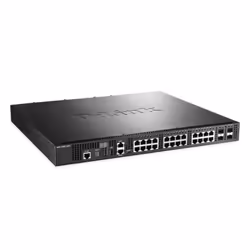 D-Link DXS-3400-24TC, Managed, L3, Gigabit Ethernet (10/100/1000), Full duplex, Rack mounting, 1U