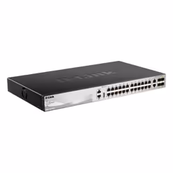 D-Link DGS-3130-30TS, Managed, L3, Gigabit Ethernet (10/100/1000), Rack mounting