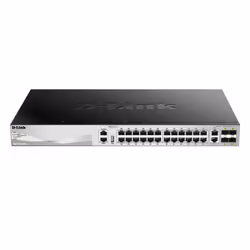 D-Link DGS-3130-30TS Managed L3 Gigabit Ethernet (10/100/1000) Black, Grey