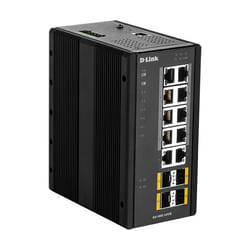 D-Link DIS‑300G‑14PSW Managed L2 Gigabit Ethernet (10/100/1000) Power over Ethernet (PoE) Black