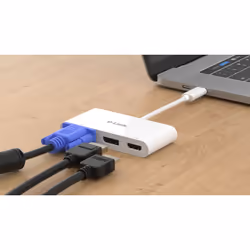D-Link DUB-V310 laptop dock/port replicator Wired USB 3.2 Gen 1 (3.1 Gen 1) Type-C White - Additional view 4