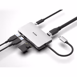 D-Link DUB-M610 laptop dock/port replicator Wired USB 3.2 Gen 1 (3.1 Gen 1) Type-C Aluminium - Additional view 5