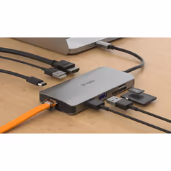 D-Link DUB‑M810 - 8‑in‑1 USB‑C Hub with HDMI/Ethernet/Card Reader/Power Delivery - Additional view 5