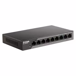 D-Link DSS-100E-9P network switch Unmanaged Fast Ethernet (10/100) Power over Ethernet (PoE) Black