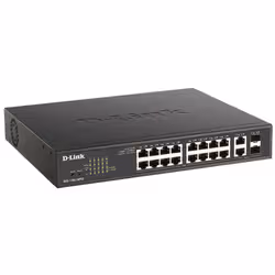 D-Link DGS-1100-18PV2 network switch Managed L2 Gigabit Ethernet (10/100/1000) Power over Ethernet (PoE) 1U Black - Additional view 2
