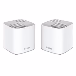 D-Link COVR AX1800 Dual Band Whole Home Mesh Wi‑Fi 6 System, 2.4 GHz, 5 GHz, 1800 Mbit/s, WPA, WPA2, WPA3, 10,100,1000 Mbit/s
