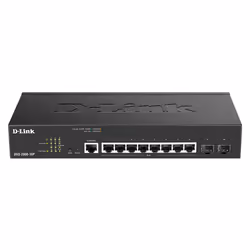 D-Link DGS-2000-10P, Managed, L2/L3, Gigabit Ethernet (10/100/1000), Power over Ethernet (PoE), Rack mounting, 1U