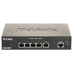 D-Link DSR-250V2 wireless router Gigabit Ethernet Black