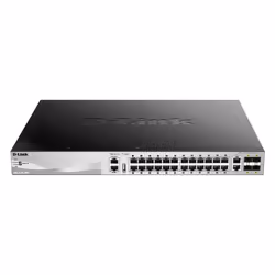 D-Link 30-Port Lite Layer 3 Stackable Managed PoE Switch DGS-3130-30PS, Managed, L3, Gigabit Ethernet (10/100/1000), Power ov ...