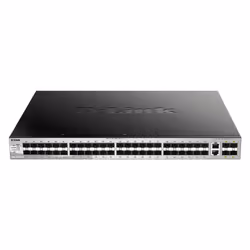 D-Link 54-Port Lite Layer 3 Stackable Managed Gigabit Fiber Switch DGS-3130-54S, Managed, L3, 10G Ethernet (100/1000/10000)