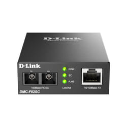 D-Link DMC-F02SC/B network media converter 100 Mbit/s Black