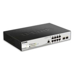 D-Link DGS-1210-10P/ME/B network switch Managed L2/L3 Gigabit Ethernet (10/100/1000) Power over Ethernet (PoE) Black, Grey