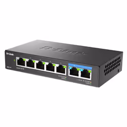 D-Link DMS-107/B - 7-Port Multi-Gigabit Unmanaged Switch