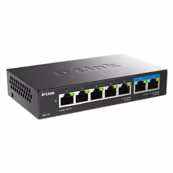 D-Link DMS-107/B - 7-Port Multi-Gigabit Unmanaged Switch
