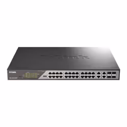 D-Link DSS-200G-28MP/B, Managed, L2, Gigabit Ethernet (10/100/1000), Full duplex, Power over Ethernet (PoE), 1U
