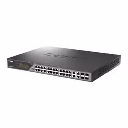 D-Link DSS-200G-28MP/B network switch Managed L2 Gigabit Ethernet (10/100/1000) Power over Ethernet (PoE) 1U Grey