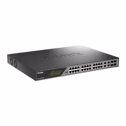 D-Link DSS-200G-28MP/B network switch Managed L2 Gigabit Ethernet (10/100/1000) Power over Ethernet (PoE) 1U Grey