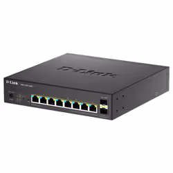 D-Link 10-Port Multi-Gigabit Smart Managed PoE+ Switch including 8 multi-Gigabit 2.5G PoE and 2 10G SFP+ ports - Additional view 3