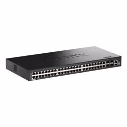 D-Link 52-Port Gigabit Stackable Smart Managed Switch with 4 x 10G SFP+ Ports, Managed, L2, Gigabit Ethernet (10/100/1000), F ...